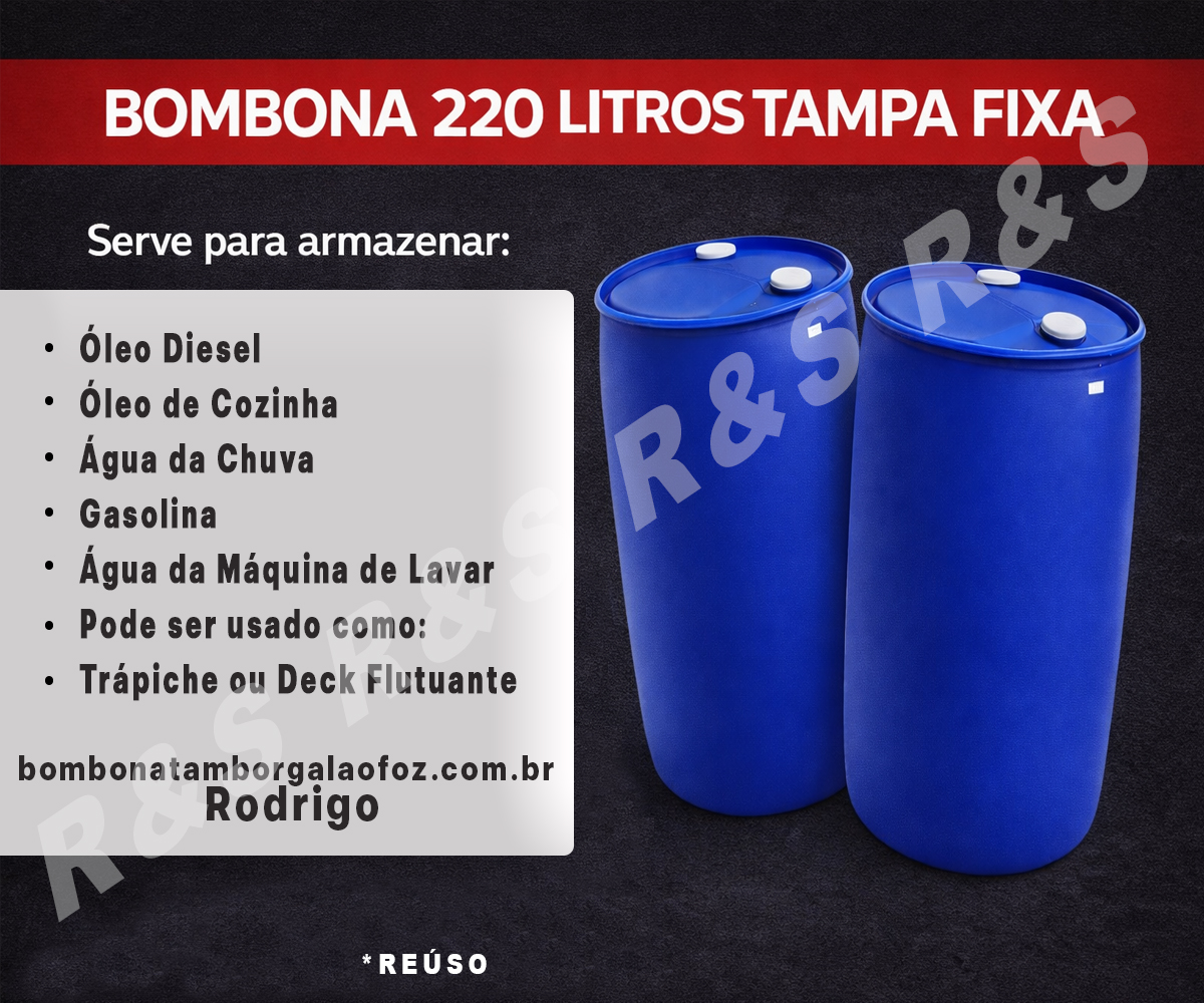 Bombona 220 litros